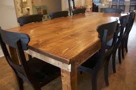 Farmhouse Table Farmhouse Table Rustic Solid Wood Dining Table Kitchen Table Chairs