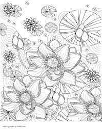 When we think of october holidays, most of us think of halloween. Water Lily Coloring Page Coloring Pages Printable Com