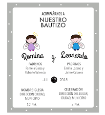 Your next party or event is important, so let zazzle help you find the perfect bautizo invitations and leave you with more time to plan for the big occasion. Invitacion Bautizo Hermanos Gris Para Ambos Sexos Invitaciones Bautizo Tarjetas De Invitacion Bautizo Bautizo