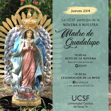 Virgen de guadalupe, madre de américa. Novena A Nuestra Senora De Guadalupe Ucsf