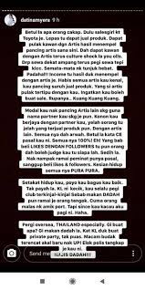 20 june at 03:31 ·. Founder Kosmetik Bercakaran Tapi Cik Epal Yang Angin Sebab Acik Hidung Ke Tu Kongsi Tular Semasa Forum Cari Infonet