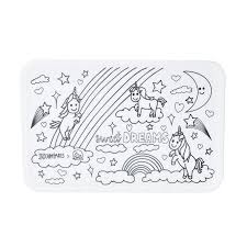 Gambar mewarnai • mewarnai gambar. Jual Ohmymats Unicorns Dreams Alas Makan Bayi 43 X 28 Cm Terbaru Juli 2021 Blibli