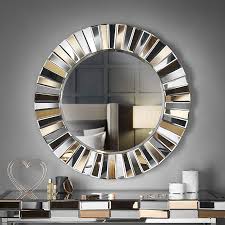 L'étagère murale c'est surtout le côté pratique qui permet de ranger sans encombrer la surface et en optimisant l'espace disponible sur les murs ! Miroir Mural Rond Effet Miroir 3d Salon Couloir Or Rose