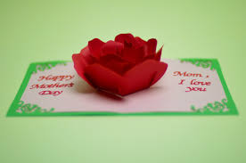 When i was a kid i adored making pop up cards for my mom, especially for holidays like valentine's day or mother's day. Rose Flower Pop Up Card Tutorial Creative Pop Up Cards