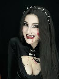 Viking and vampire-inspired fashion and makeup