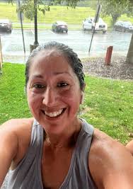 Running in the rain is fun