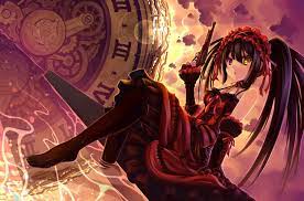 Anime Date A Live Kurumi Tokisaki 1080p Wallpaper Hdwallpaper Desktop Pemandangan Anime Gadis Animasi Gambar Anime