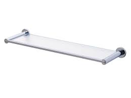 Allied brass carolina 16 in. Mizu Drift Glass Shelf Chrome From Reece