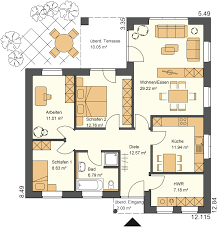 Typ 22 Ein Buingalow Mit 110 M Grundriss Schlusselfertig Bauen Im Raum Cloppenburg Oldenburg Osnabruck K Haus Grundriss Grundriss Bungalow Haus Bungalow