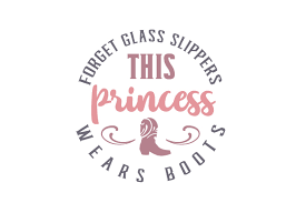Download Forget Glass Slippers This Princess Wears Boots Svg Cut File By Creative Fabrica Crafts Creative Fabrica SVG Cut Files