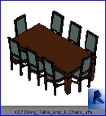 The new deploy multi leg is a versatile addition to the deploy table family. Revit Families Dining Table Amp 8 Chairs Rf 32 Table And Chairs 7 Architecture Engineering And Construction