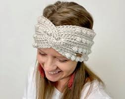 Crochet Bernat Felted Easy Twist Headband Pattern