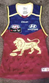 Best & less have official brisbane lions clothes at low prices and ship australia wide. Auction Brisbane Lions Afl Womens Team Guernsey