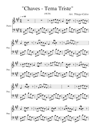 Melhor musica triste musica triste do coringa mp3. Chaves Tema Triste Chaves Sheet Music For Piano Solo Musescore Com