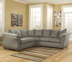 Whether your preferences are modern or traditional, there are a number new products on the store. Signature Design By Ashley Darcy Cobblestone Contemporary Sectional Sofa With Sweeping Pillow Arms Becker Furniture World Sectional Sofas
