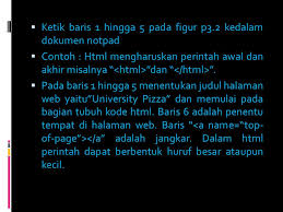 Pengertian html, fungsi html serta sejarah html. Sistem Informasi Manajemen Proyek 3 Web Html Menggunakan Notepad Ppt Download