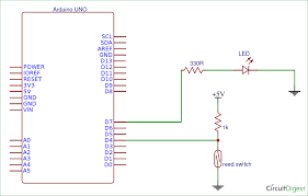 Reed Switch Interfacing With Arduino Arduino Circuit Diagram Interfacing