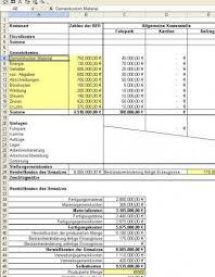 Screenshot der excelvorlage für das ausgangsbuch. Kostenloser Excel Tool Betriebsabrechnungsbogen Bab Berechnung Gemeinkostenzuschlagssatz