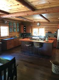 log cabin kitchen devoe construction
