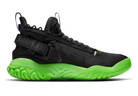 Black And Green Sneakers Jordan Proto React Black Green Release Info Sneakernews Com Sneakers Men Fashion Hot Sneakers Fresh Sneakers