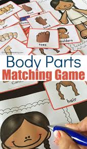 We make perfect basics ethically and in canada. Free Printable Body Party Matching Game For Identification And Location