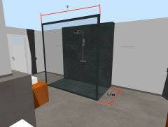 In jedes bad passt eine duschkabine. Walk In Dusche Beidseitig Begehbar Planung