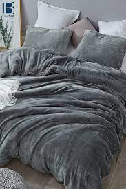 The perfect comforter is soft, warm, and breathable. Soft Plush Extra Large Twin Queen Or King Comforter In Neutral Gray Color With Matching Shams Bedroom Comforter Sets Master Bedroom Comforter Sets Bedroom Color Schemes
