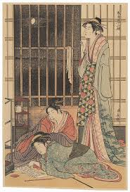 Fuji Arts Japanese Prints The Ninth Month By Kiyonaga 1752 1815 Art Japanese Woodblock Printing Japanese Art