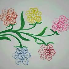 Maybe you put a lot of paint or the potato slides, so it is better to do it on an. Block Printing 3 Ideas For Fabric Dyeing Printing Using Vegetables