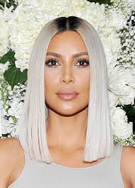 In the promo photos for the collection, called celestial skies, kim k. Kim Kardashian Bleached Hair Look Revealed As Skims Mystery Project