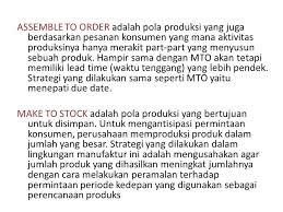 Asal usul kata done dalam bahasa inggris. Jenis Perencanaan Dalam Manufakturing Ppt Download