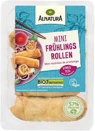 Frühlingsrollen stammen aus südchina und werden traditionell zum chinesischen neujahrsfest serviert, das den frühling einleitet. Mini Fruhlingsrollen Gekuhlt 200 G In Bio Qualitat Von Alnatura