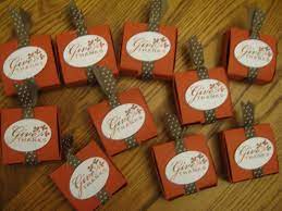 Inspire And Share November 2009 Thanksgiving Party Favors Thanksgiving Table Favors Thanksgiving Favors