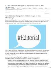 Latihan soal dan kunci jawaban usbn ekonomi sma 2019. Dosenpendidikan Co Id Teks Editorial Pengertian 14 Contohnya Isi Dan Strukturnya Pdf U221a Teks Editorial Pengertian 14 Contohnya Isi Dan Strukturnya Course Hero