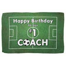 Soccer Coach Birthday With Grass Field And Ball Towel Zazzle Com In 2021 Soccer Coaching Happy Birthday Coach Coach These cards are specially created for your boss and colleagues.