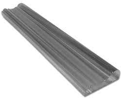 Clear polycarbonate rub rails won't distract from the décor yet offer complete impact protection. Ocean Gray Chair Rail Glass Trim