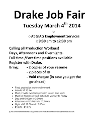 Drake Job Fair Tuesday March 4th Foire D Emploi Pour Drake Aura Lieu Mardi Le 4 Mars Job Fair Employment Service Employment