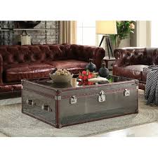 Bavis Trunk Coffee Table Leather Coffee Table Coffee Table Coffee Table Vintage