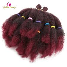 50 most head turning crochet braids hairstyles for 2020 hair adviser from i2.wp.com. Afro Kinky Bulk Twist Braids Hair Extensions Synthetic Short Culry Crochet Braids Hairstyles Ombre Brown Bug 12 Golden Beauty Aliexpress