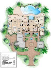 If luxury house plans are what you're looking for, you've come to the right place. Mediterranean Style House Plan 6 Beds 8 5 Baths 10178 Sq Ft Plan 27 279 Luxury Floor Plans Mansion Floor Plan Luxury House Floor Plans