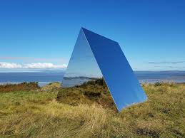 Mirrored Figures Reflect The Natural Landscape And Cultural Heritage Of Morecambe Bay Colossal Art Landscape Amazing Art