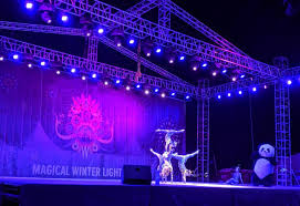 Acrobatic Performances At Magical Winter Lights Winter Light Explore Houston Acrobatics