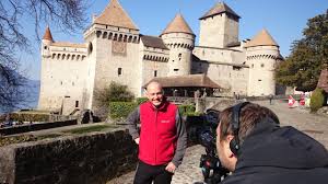 Chillon castle is located on a rock on the banks of lake geneva. Fondation Chateau Chillon Chateau Chillon