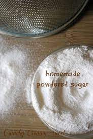 Homemade Powdered Sugar Food Processor Recipes Homemade Recipes Food