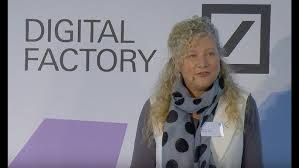 Kim Hammonds at the opening of the Digital Factory in Frankfurt