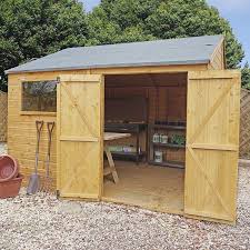 Waltons 12ft X 10ft Reverse Apex Wooden Workshop Waltons Sheds Large Sheds Wooden Workshops Garden Shed