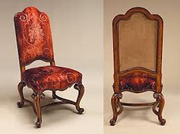 Maitland Smith 4030 621 Hand Carved Frontier Finished Side Chair Rust Patterned Velvet Upholstery Carved Dining Chairs Chair Cane Dining Chairs