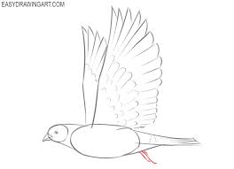 How do you draw a dove bird? How To Draw A Dove Easy Drawing Art