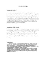 Definiție online actualizată în 2020 si sinonime pentru lucru. Doc Persuasiunea Definitia Persuasiunii Doina Bumbu Academia Edu