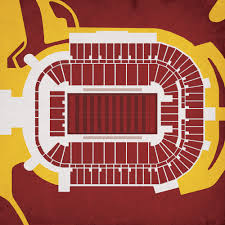 sun devil stadium map art